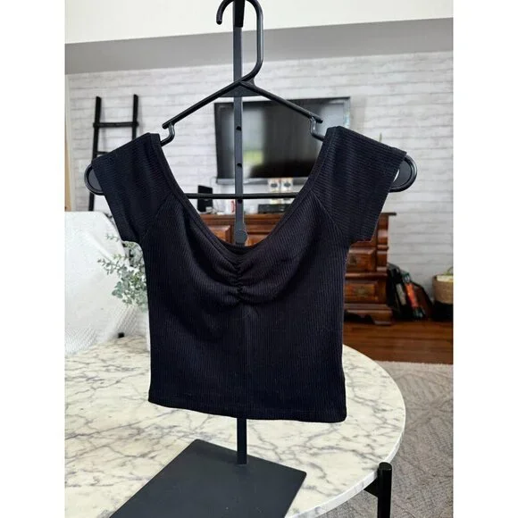 American Eagle Outfitters Cinch-Front Tee - Soft and Sexy Size S - Picture 2 of 6